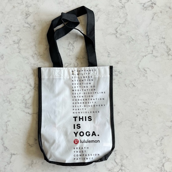 Discontinued New Lululemon shopping bag tote Small - Picture 1 of 2